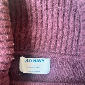 Old Navy Women's Turtleneck Sweater - Burgundy